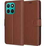 Techsuit Калъф за Honor X8c - Технически костюм - кожено фолио - Кафяво (KF2346936)