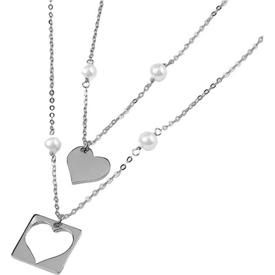 Rebecca Сребърно дамско колие с перли Rebecca SWMKAA01 (SWMKAA01)