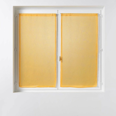 Žlté voálové záclony v súprave 2 ks 60x90 cm Sandra – douceur d'intérieur