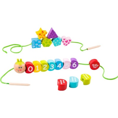 Tooky Toys Prevliekanie Húsenica s Číslami
