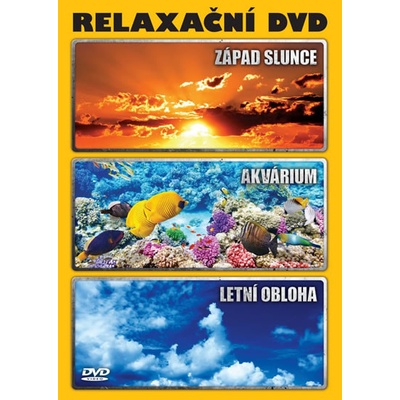 Relaxační DVD - Západ slunce * Akvárium * Letní obloha
