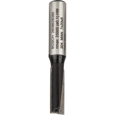 BOSCH Drážkovací frézy 8 mm, D1 7 mm, L 20 mm, G 51 mm