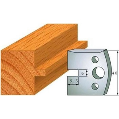 IGM F026-017 - Profilový hoblovací nůž 40x4 mm SP, Profil 017 (pár)