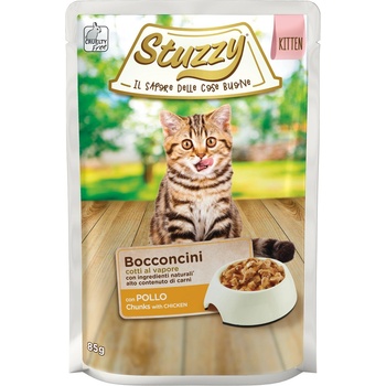 Stuzzy Bocconcini, мокра храна за котенца, пилешко в сос, 85 г, саше