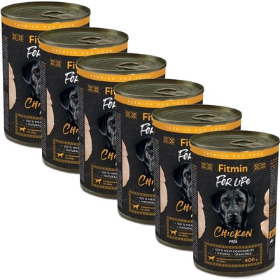 Fitmin Консерва Fitmin For Life CHICKEN пате 6 x 400 г