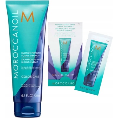 Moroccanoil Blonde Perfecting Neutralizačný šampón pre blond vlasy 200 ml