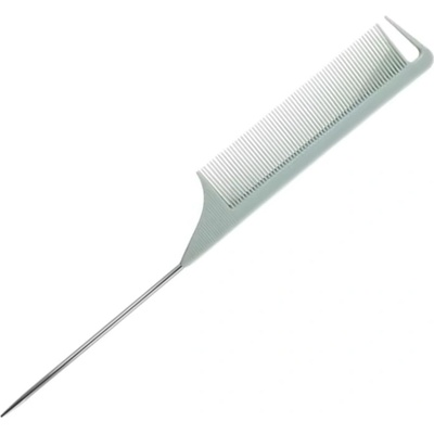 eBraid tupírovací hřeben z uhlíkového kovu s ocelovou jehlicí Grey