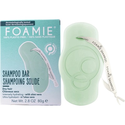 Foamie Shampoo Bar tuhý šampón pre suché vlasy Aloe Vera 80 g