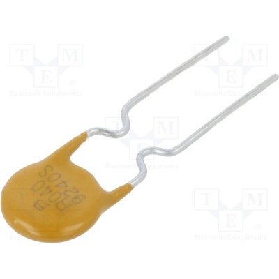 BOURNS MF-R040 Pojistka: polymerová PTC; 400mA; Imax: 40A; PCB,THT; MF-R; volně