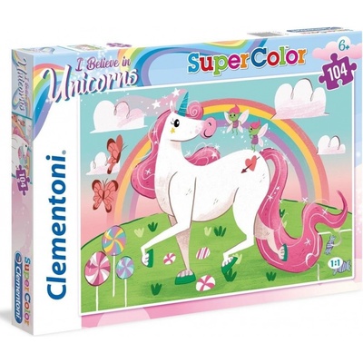 Clementoni Briliant I Believe in Unicorns 104 dílků