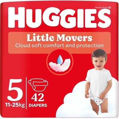 Huggies Little Movers 5 11-25 kg 42 ks