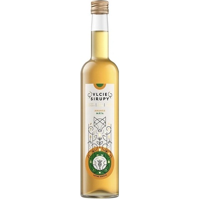 Vlčie sirupy Ananás Mäta 1 l