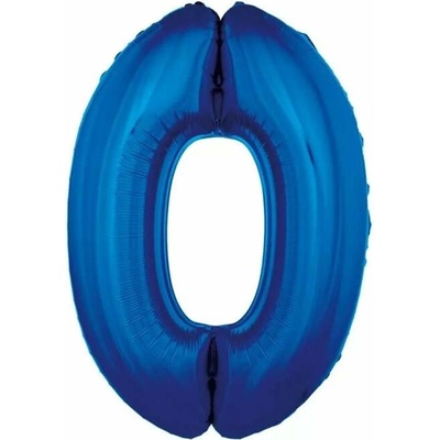 Lepaso Fóliový balónek číslo 0-9 modrý 92 cm%