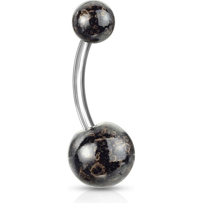 Šperky4U piercing do pupíku banánek BA01073-K