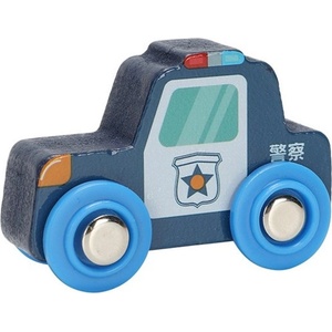 Smart Baby Дървена играчка Smart Baby - Полицейска кола (ACT300-2)