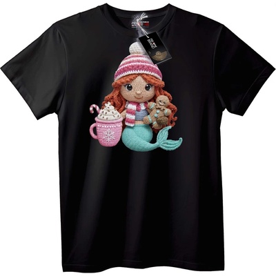 NOONEBRAND Тениска Прошната Русалка Зима - 6XL, White