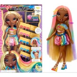 MGA Entertainment Rainbow High: Комплект кукла за подстригване и тебешир за коса