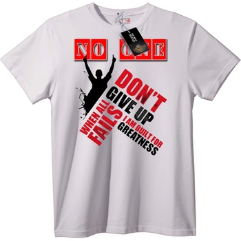 NOONEBRAND Тениска Никой Не се предавай - L, Black