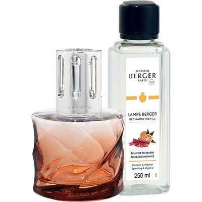 Maison Berger Paris Каталитична лампа Spiral с аромат Rhubarb Radiance кехлибарена (4780)