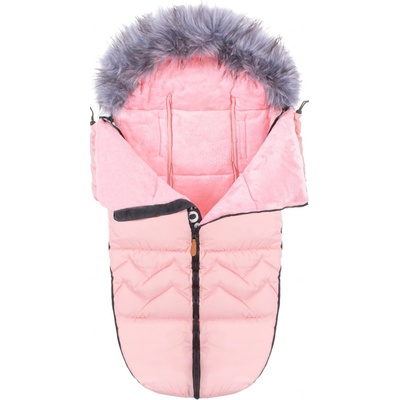 SPRINGOS Zimní s kožíškem 4v1 FLUFFY růžový