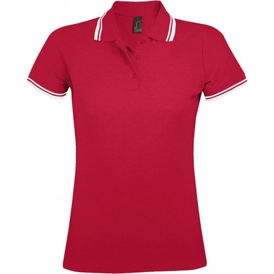 SOĽS Pasadena Women Damské polo tričko SL00578 Red White