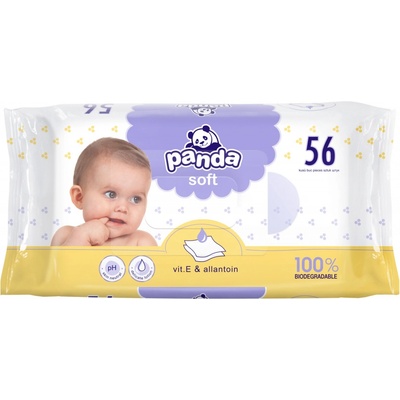 BELLA Panda Soft vlhčené ubrousky 56 ks