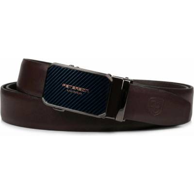 Peterson Pánský pásek PTN A016 D.BROWN