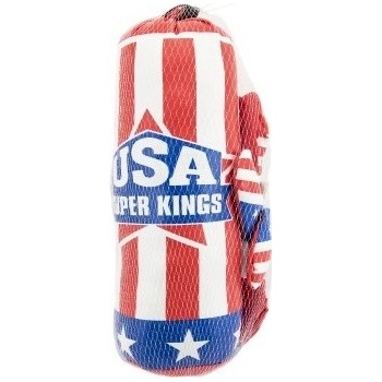 Teddies Boxovací pytel 10x33cm + rukavice v síťce