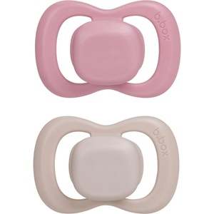 B. Box Natural Rubber 6m+ биберон Berry/Blush 2 бр