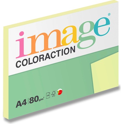 Papír barevný A4 80 g Image Coloraction YE23 Desert pastelově žlutá 100 ks