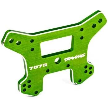 Traxxas задна алуминиева амортисьорна кула, зелено анодизирана (за Sledge)