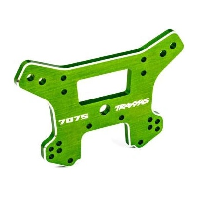 Traxxas задна алуминиева амортисьорна кула, зелено анодизирана (за Sledge)