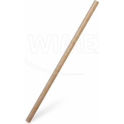 Wimex Slamka bio-kompozit prírodná hnedá Jumbo O 8 mm x 21cm 100 ks