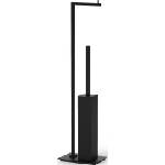 DECOR WALTHER Поставка за тоалетна хартия и тоалетна четка Corner черен мат (0860560)