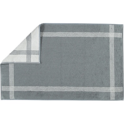 Cawo Килимче за баня Two-Tone 50 x 80 см сиво (604 77 50/80)
