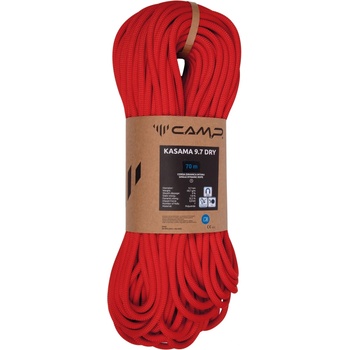 C. A. M. P C. A. M. P. Единично въже C. A. M. P. Kasama 9.7 Dry Single rope - Red - размер 70 m (308-0436-0214)