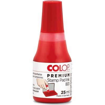 Colop Razítková barva 801 Premium červená 25 ml