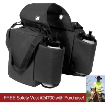 Schneiders Dura-Tech Double Sided Saddle Bag with Water Bottles