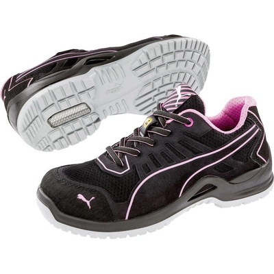 PUMA Fuse TC Pink Wns Low ESD S1P bezpečnostná obuv čierna, ružová