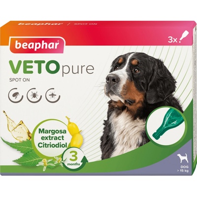 Beaphar Spot-on pipeta pre psy Vetopure L 3 ks