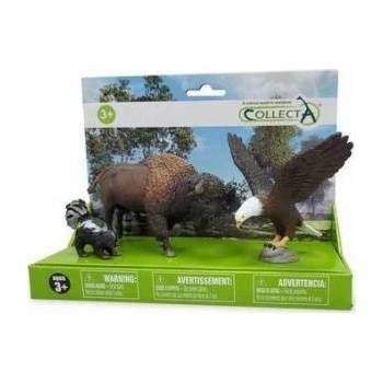CollectA COLLECTA Figure SET OF 3 WILD ANIMALS IN PACK (88381, 88383, 88968)