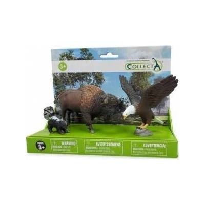 CollectA COLLECTA Figure SET OF 3 WILD ANIMALS IN PACK (88381, 88383, 88968)
