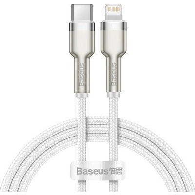 Baseus Cafule Series nabíjací / dátový kábel USB-C na Lightning PD 20W 2m, biela