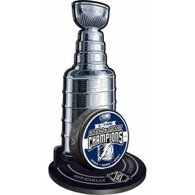 Mustang Puk Tampa Bay Lightning NHL Stanley Cup Champions Puck Stand