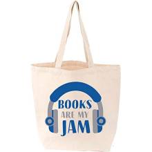 Gibbs M. Smith Inc Books Are My Jam taška Tote Bag