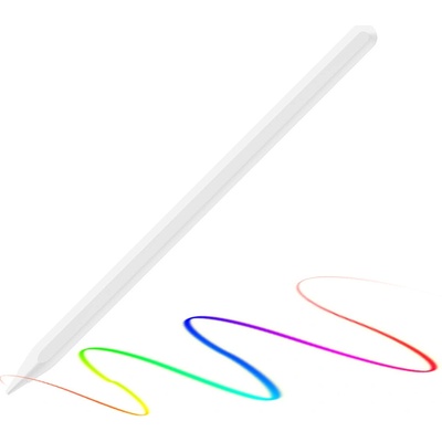 Techsuit Stylus Pero AC20-Pro pre iPad – Bluetooth, Magnetické Nabíjanie, Palm Rejection, 70mAh, 5V – Biela