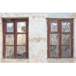 DIMEX ART Флизелинов фототапет стари прозорци 375 x 250 см