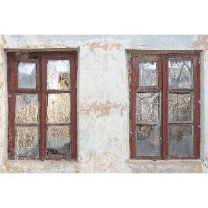 DIMEX ART Флизелинов фототапет стари прозорци 375 x 250 см