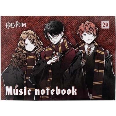 Kite Нотна тетрадка Kite HarryPotterHP25-405 A5 20 л (1120053-HP25-405)