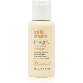 Milk Shake Integrity Nourishing Shampoo подхранващ шампоан за всички видове коса без сулфати 50ml